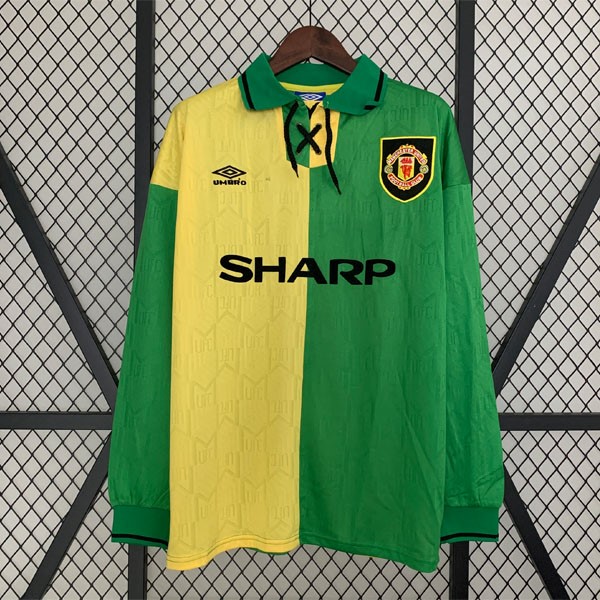 Tailandia Camiseta Manchester United 3rd ML Retro 1992 1994